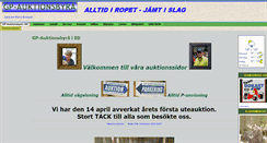 Desktop Screenshot of gpauktioner.se